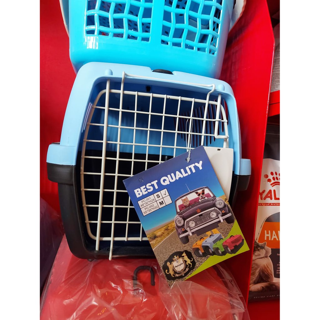 kennel box pet cargo kucing anjing size medium