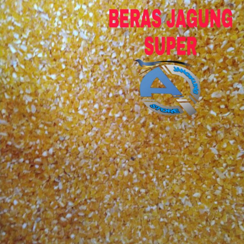 JAGUNG BERAS.BERAS JAGUNG PAKAN AYAM/BURUNG. KEMASAN 1KG.