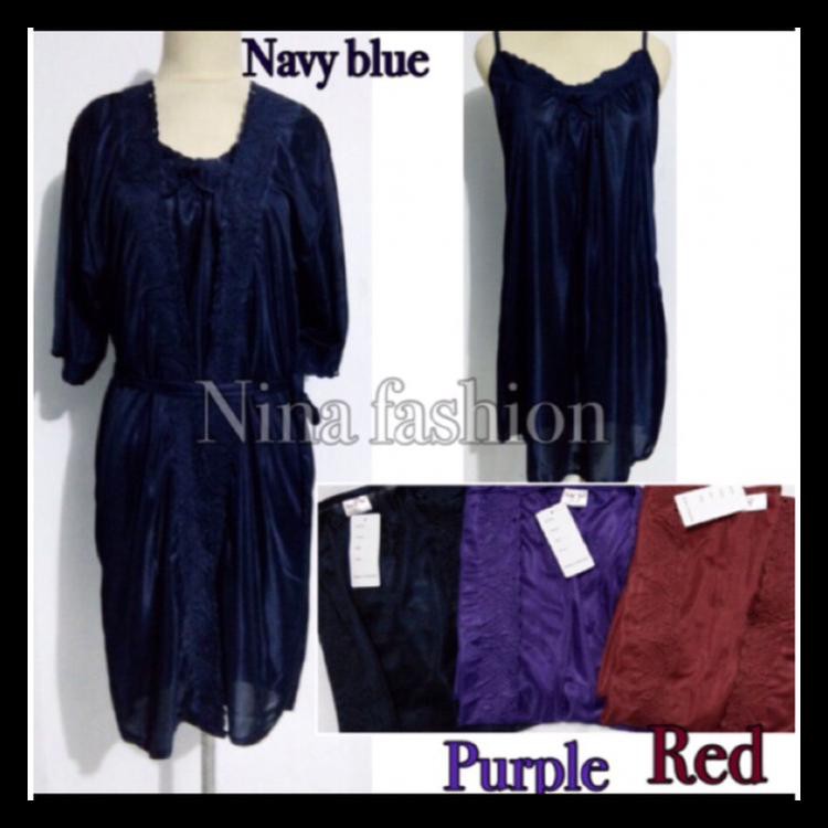 PIYAMA BAJU TIDUR KIMONO TRICOT DEWASA WANITA SEXY