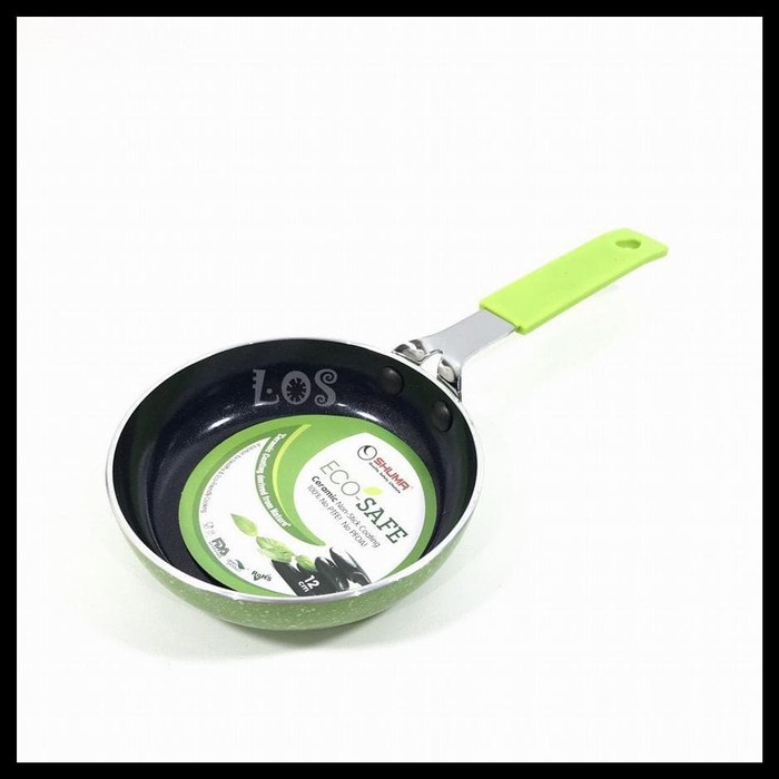 Eco Safe Non Stick Ceramic Fry Pan Mini 12 cm Shuma Wajan Penggorengan