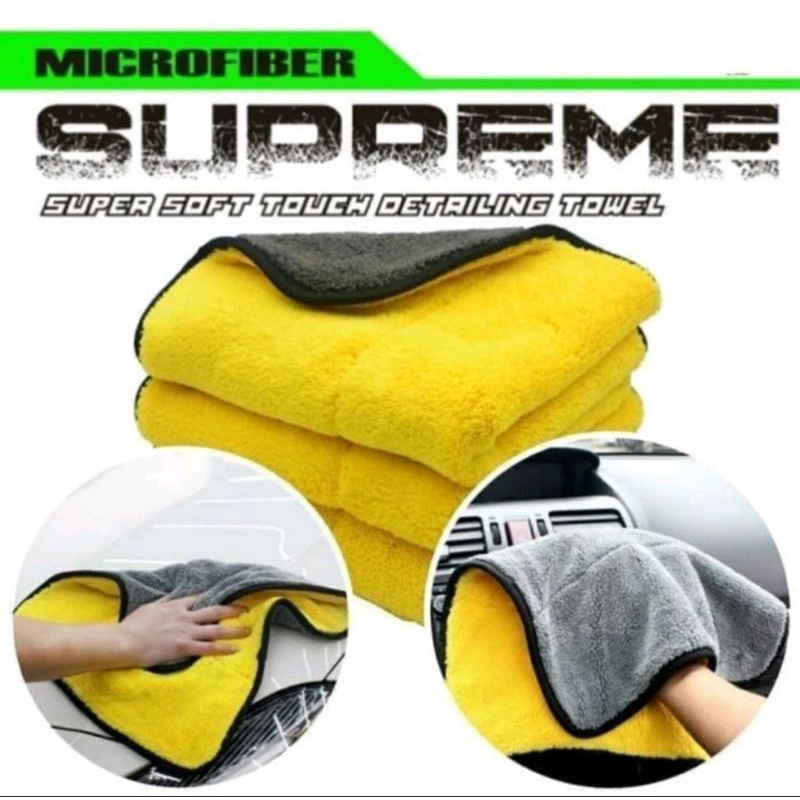 kain lap mobil microfiber uk 30x30cm