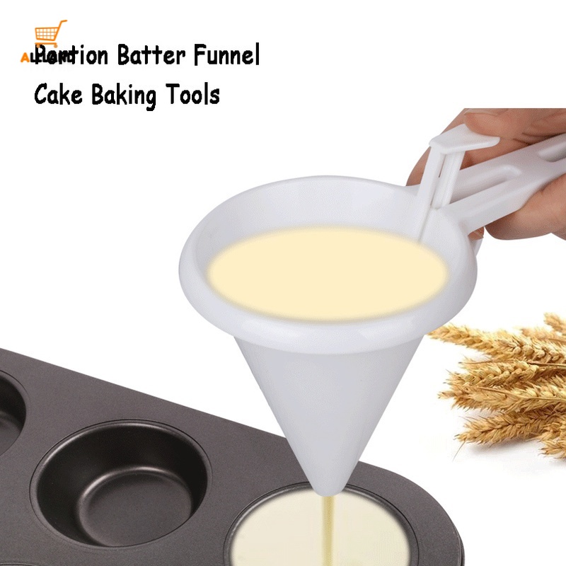 Corong Dispenser Adonan Pancake / Cupcake / Krim Genggam DIY Dengan Controller Kuantitas