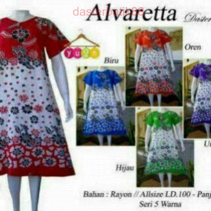 DASTER BATIK Daster alvaretta /grosir batik murah pekalongan BATIK JOGJA