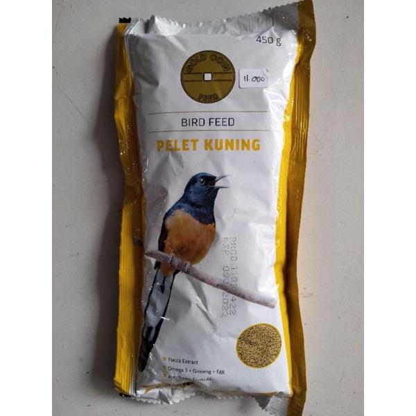 PELET KUNING BIRD FEED 450 Gram - Pakan Burung