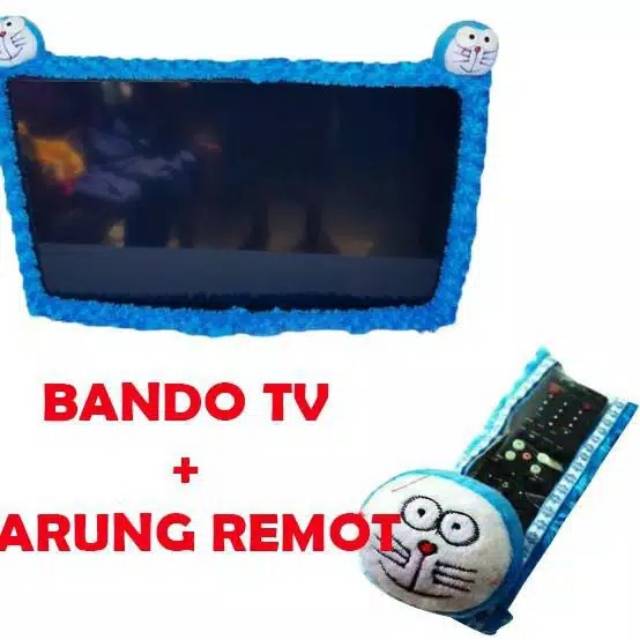 SET BANDO TV  DAN SARUNG REMOT, TV 21 - 32 INCHI