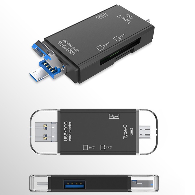 Card Reader Otg Usb 3.0 Multifungsi 6 In 1 Untuk Kamera