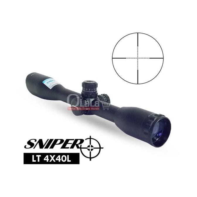 Supoer Murah  Teleskop LT 4x40L (fix zoom)