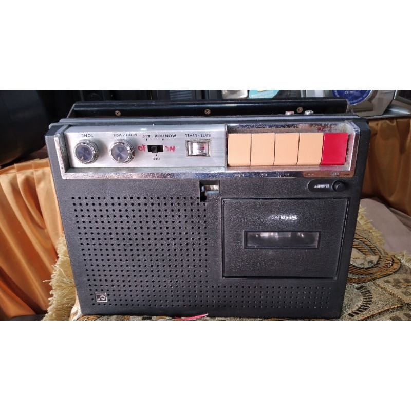 RADIO JADUL SHARP modif blotot,usb mp3,radio digital+bs buat amplifier