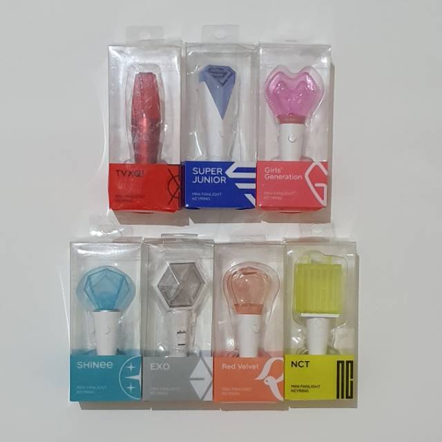 SM ARTIST MINI FANLIGHT KEYRING