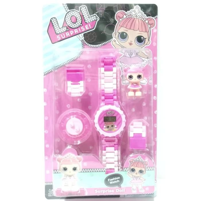 H61S2 Jam Tangan Anak Perempuan Cewe Original Anti Air   Jam Tangan Anak Perempuan Karakter Lol