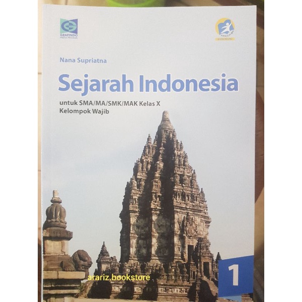 Buku Sejarah Indonesia SMA kelas 10 (1) Grafindo