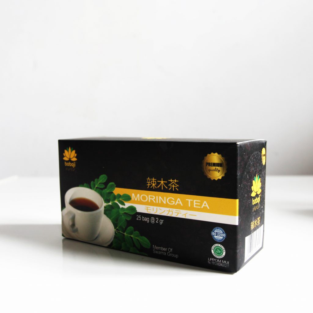 TEH DAUN KELOR BABAJI PREMIUM MORINGA TEA MENURUNKAN KOLESTEROL GULA DARAH DIABETES HYPERTENSI ALAMI