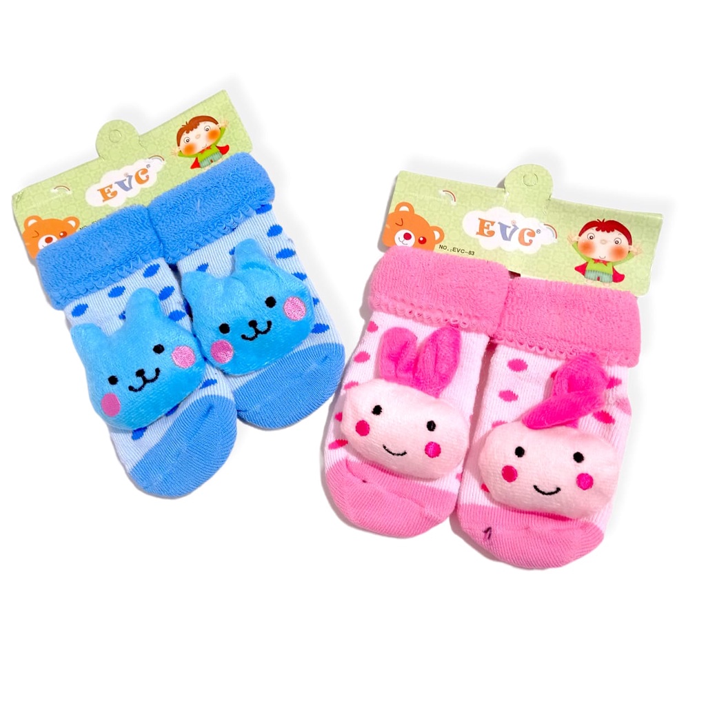 Kaos Kaki Bayi Boneka Anti Slip Usia 6 Bulan - 2 Tahun