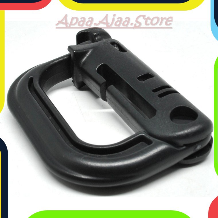 Bayar Ditempat D D Ring Buckle Carabiner with Quickdraw - K307