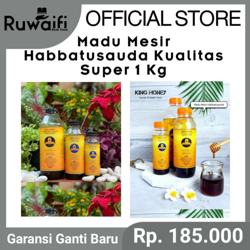

Madu Mesir Habbatus Sauda Kualitas Super 1 Kg - King Honey - Pure Madu Mesir Asli Original