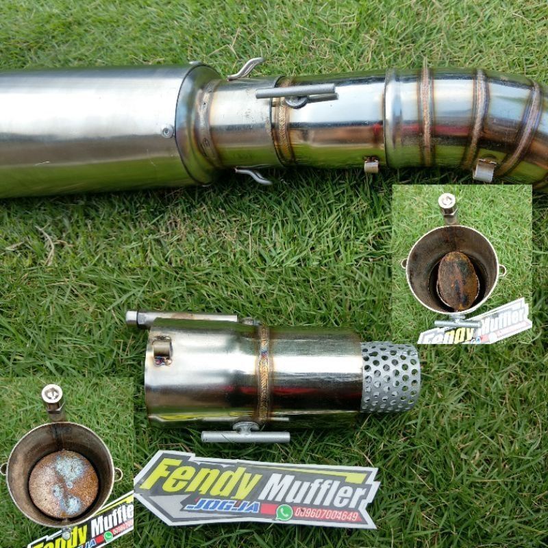 DB killer 3 suara stelan untuk Knalpot racing, inlet 50mm