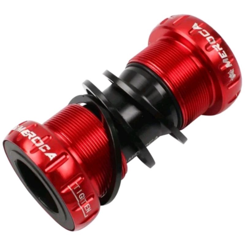 Meroca BB HT2 HT 2 Crank Arm Sepeda Bottom Bracket Hollowtech 2 Merah