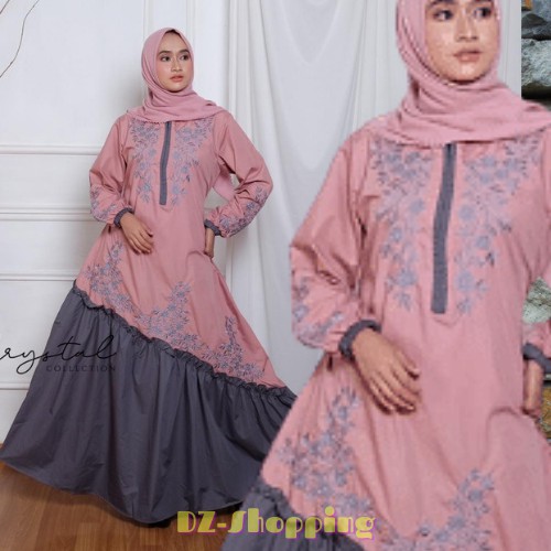 Gamis Toyobo Bordir Miring