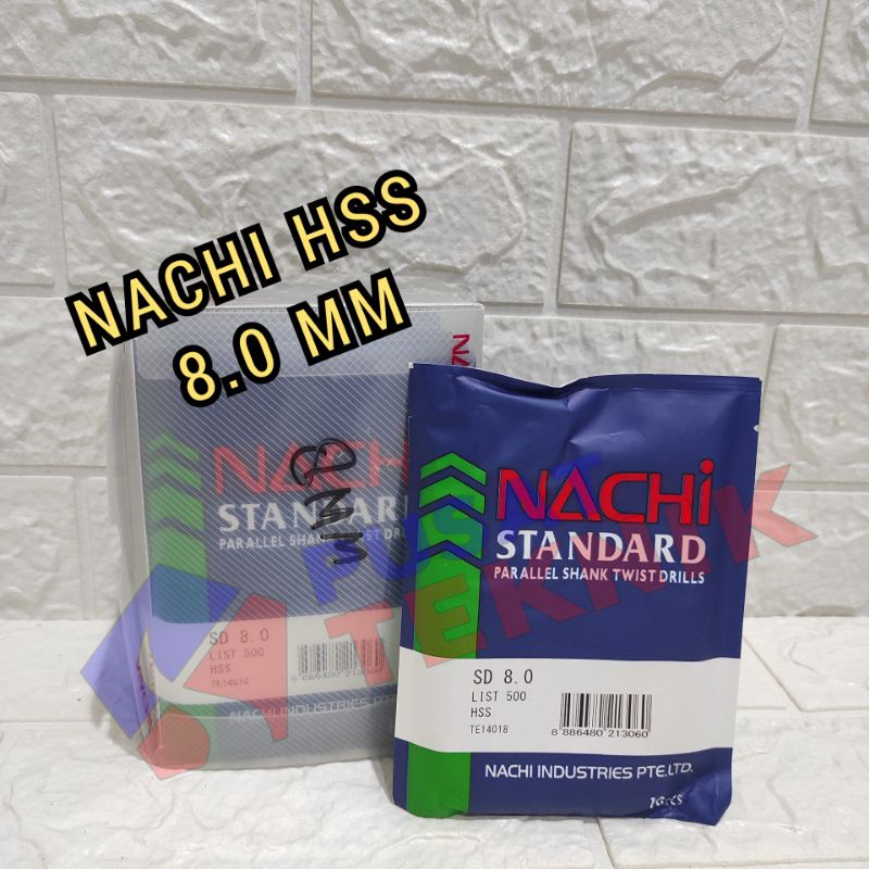 Mata Bor Besi Nachi Hss 8.0 Mm - Nachi Hss 8.0 Mm