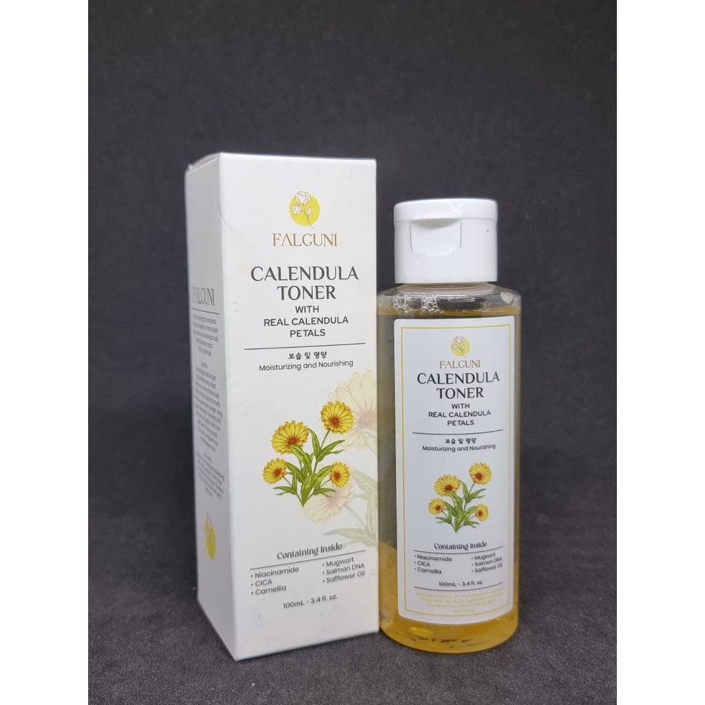 Falguni Calendula Toner 100ml ( BPOM, ORI &amp; TERMURAH )