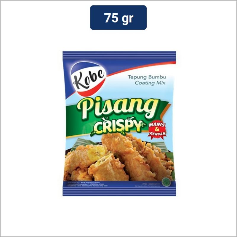 

Kobe Tepung Pisang Goreng Crispy 75 gr