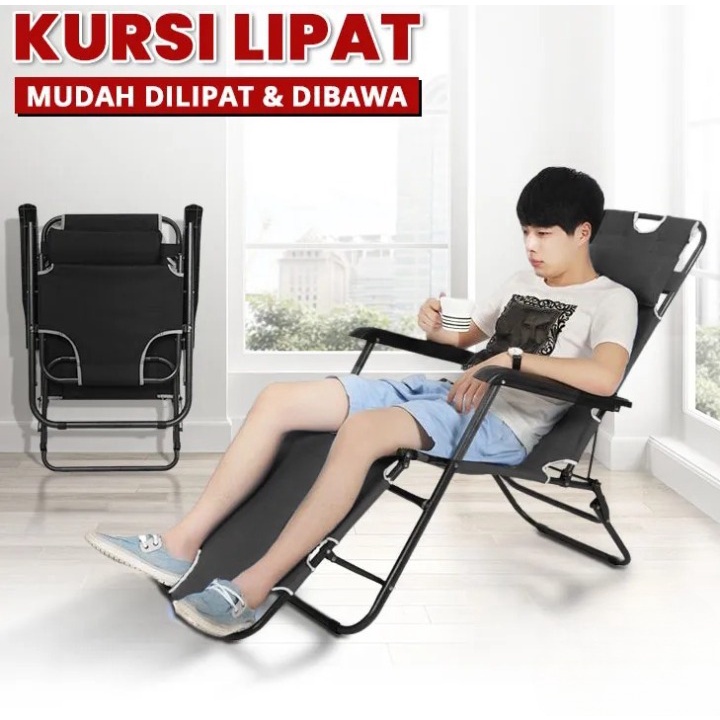 PROMO Kursi Lipat / Kursi Santai /  Kursi Portable Serbaguna  Kursi Santai Kasur Lipat Folding Bed