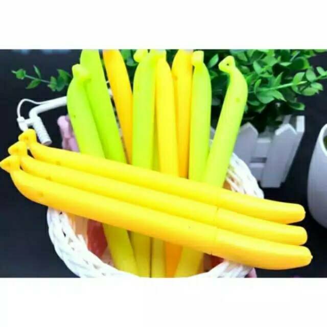 

Pulpen Gel Pisang / Pen Pisang Bisa Dihapus