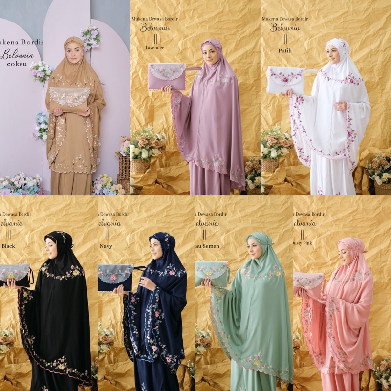 mukena bordir belvania