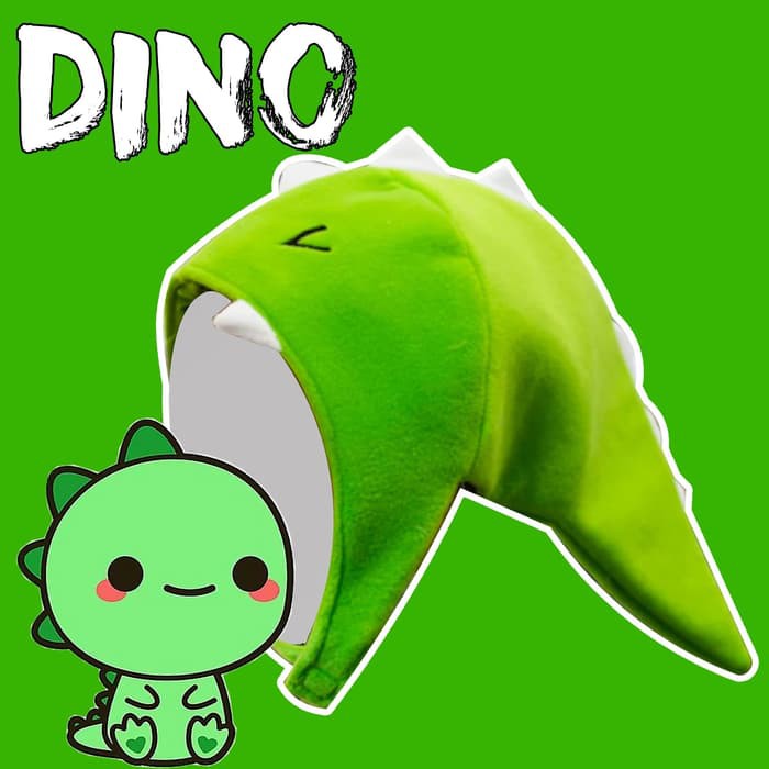 TOPI DINO / DINOSAURUS LUCU HIJAU