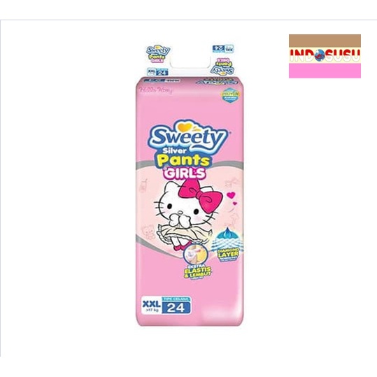 SWEETY Silver Pants Popok Celana XXL24 XXL 24 Girl