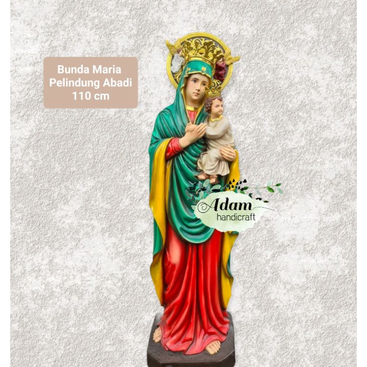 Patung Bunda Maria Pelindung Penolong Abadi 110 cm
