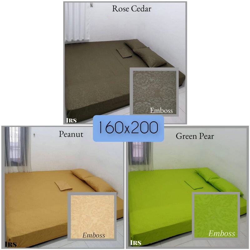 Sprei / Seprai Bali Polos Embos & Motif 160x200