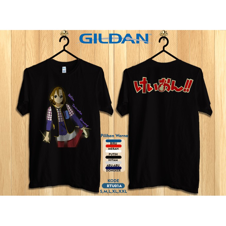 Kaos ritsu tainaka original gildan softstyle
