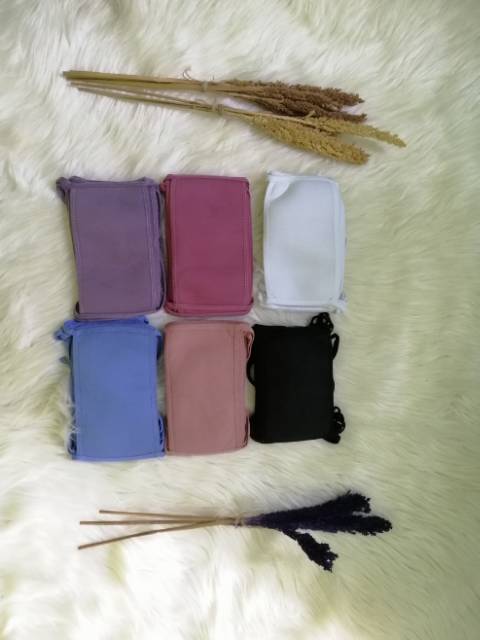 COD!!! Masker hijab kain lapis busa