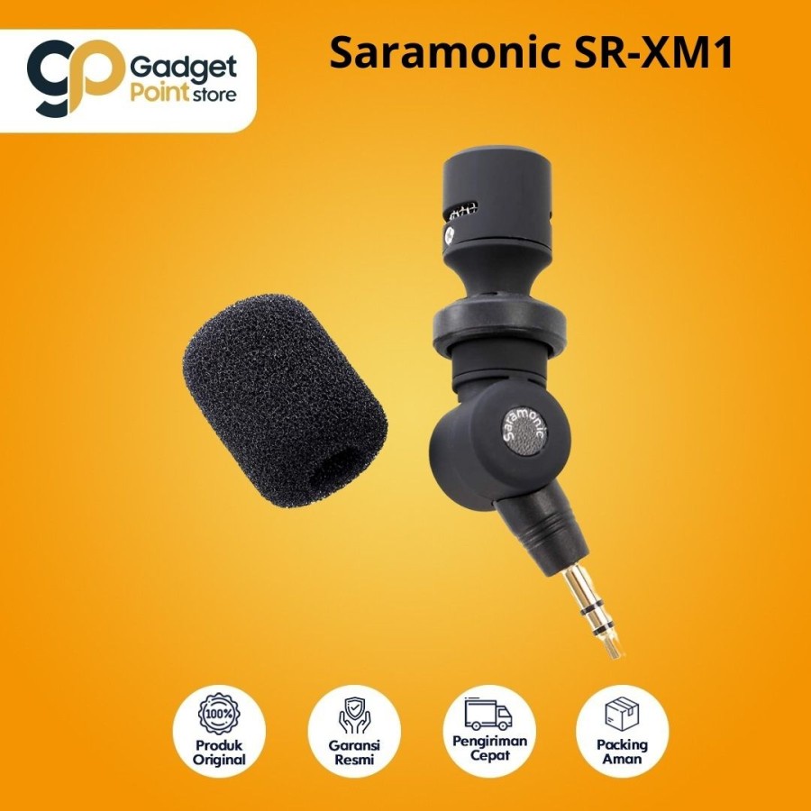 Mic Youtuber Wireless Saramonic SR-XM1 - Garansi Resmi 2 Tahun