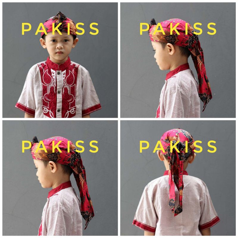 Blangkon Anak Motif Batik Cirebonan - Blangkon Anak Motif Batik 5