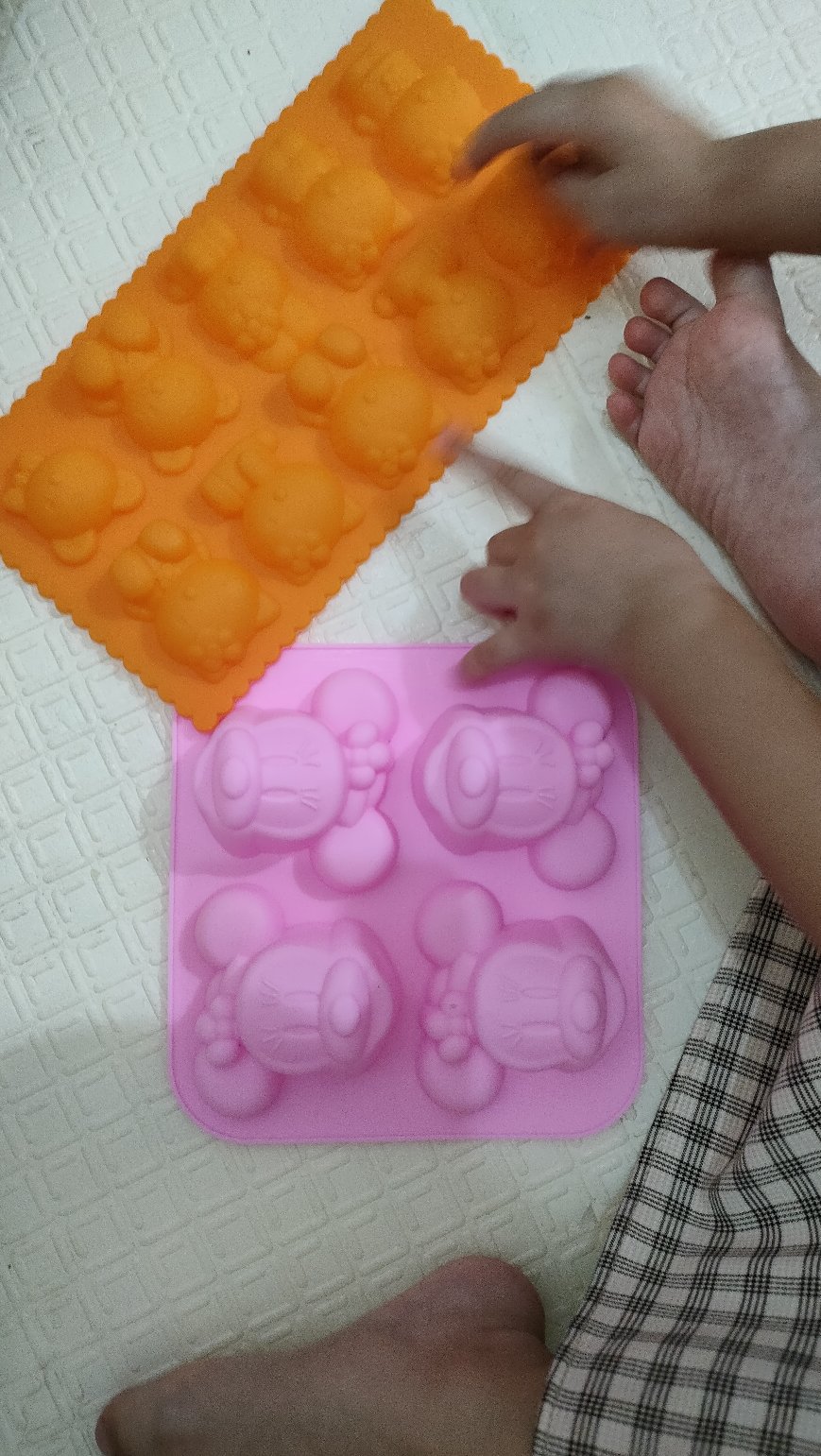 Cetakan Silicon Minnie Mickey Mouse Disney/ Cetakan Coklat / Cetakan Jelly / Cetakan Es Batu Bento