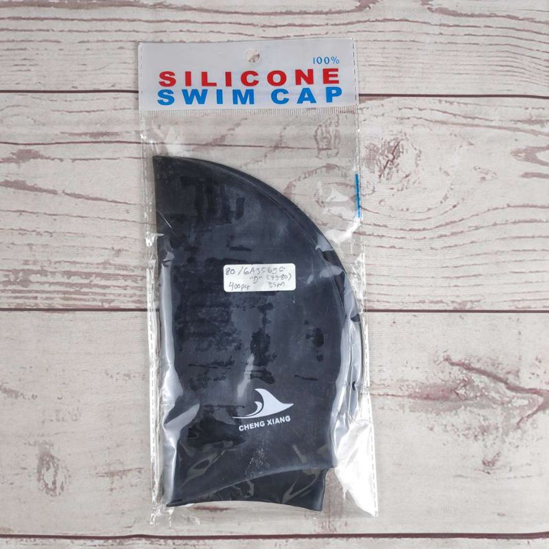 topi renang dewasa swimcap Unisex -Black