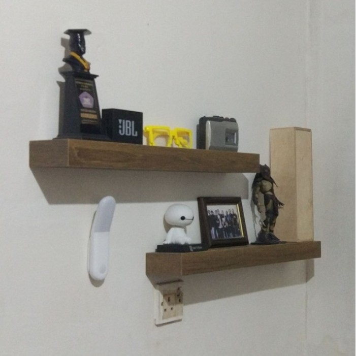 Rak Dinding/Ambalan/Melayang/Floating Shelf Rak Vintage Rak Dekorasi Rumah