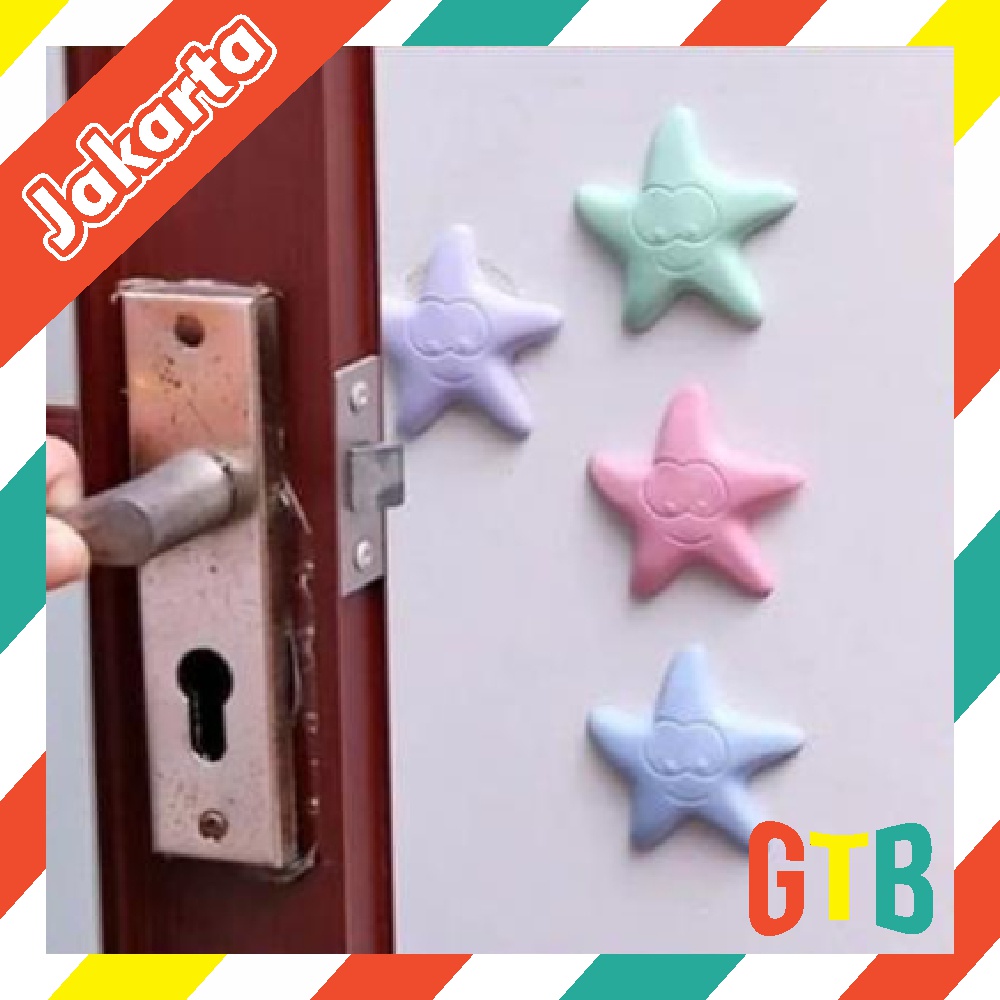 ❤️GTB❤️ R064 STICKER BINTANG PENAHAN PENGANJAL PINTU STOPPER DOOR ANTI SUARA IMPORT MURAH