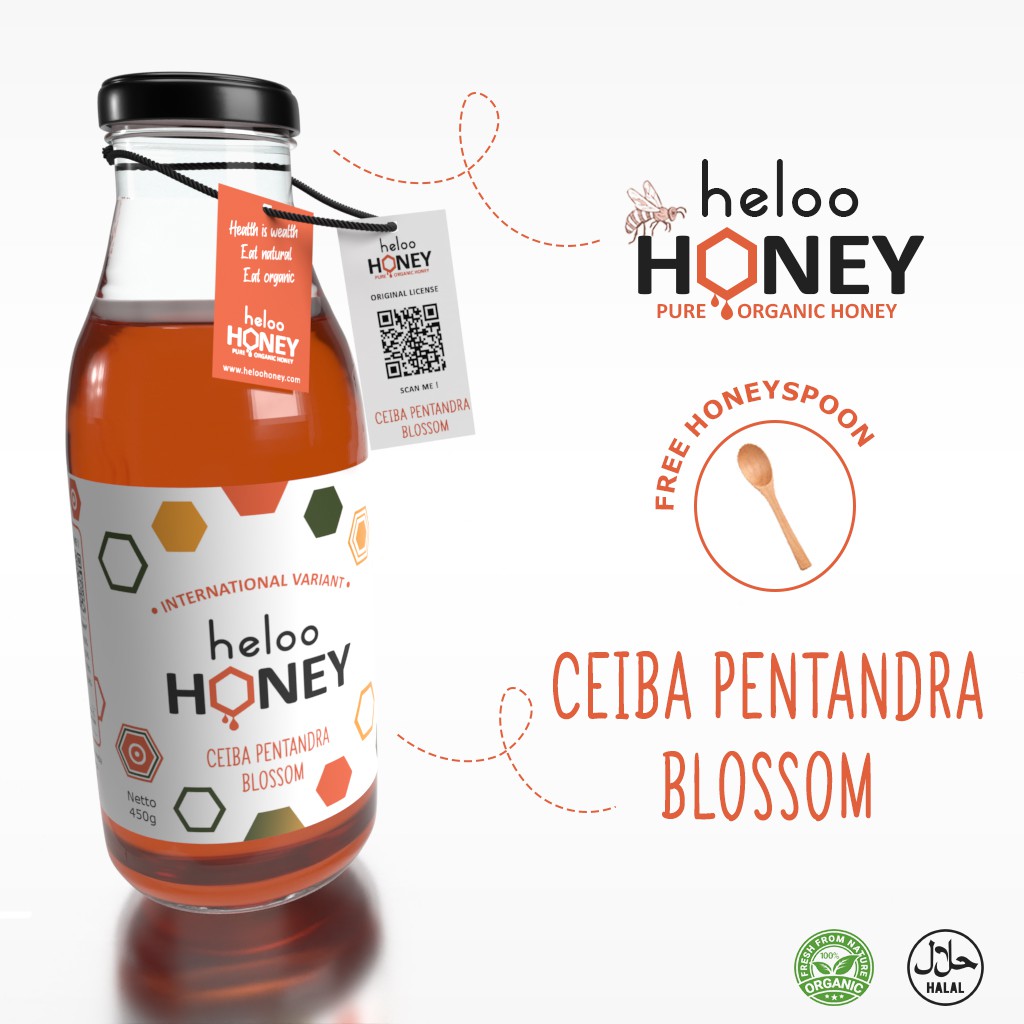 

Madu Murni Heloo Honey 450g Ceiba Pentandra [HHC02]