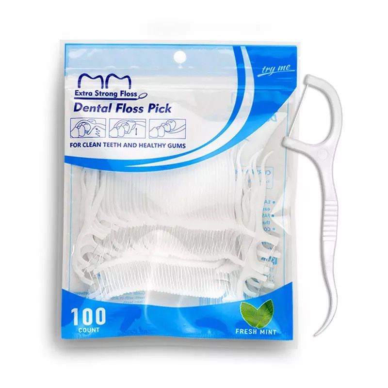 Dental Floss Tusuk Gigi Benang Gigi Extra Strong 3 Kemasan