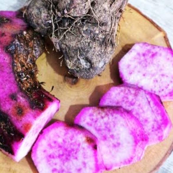 ☂ taisu talas ungu keribang thai su uwi ungu kalimantan pontianak ♖