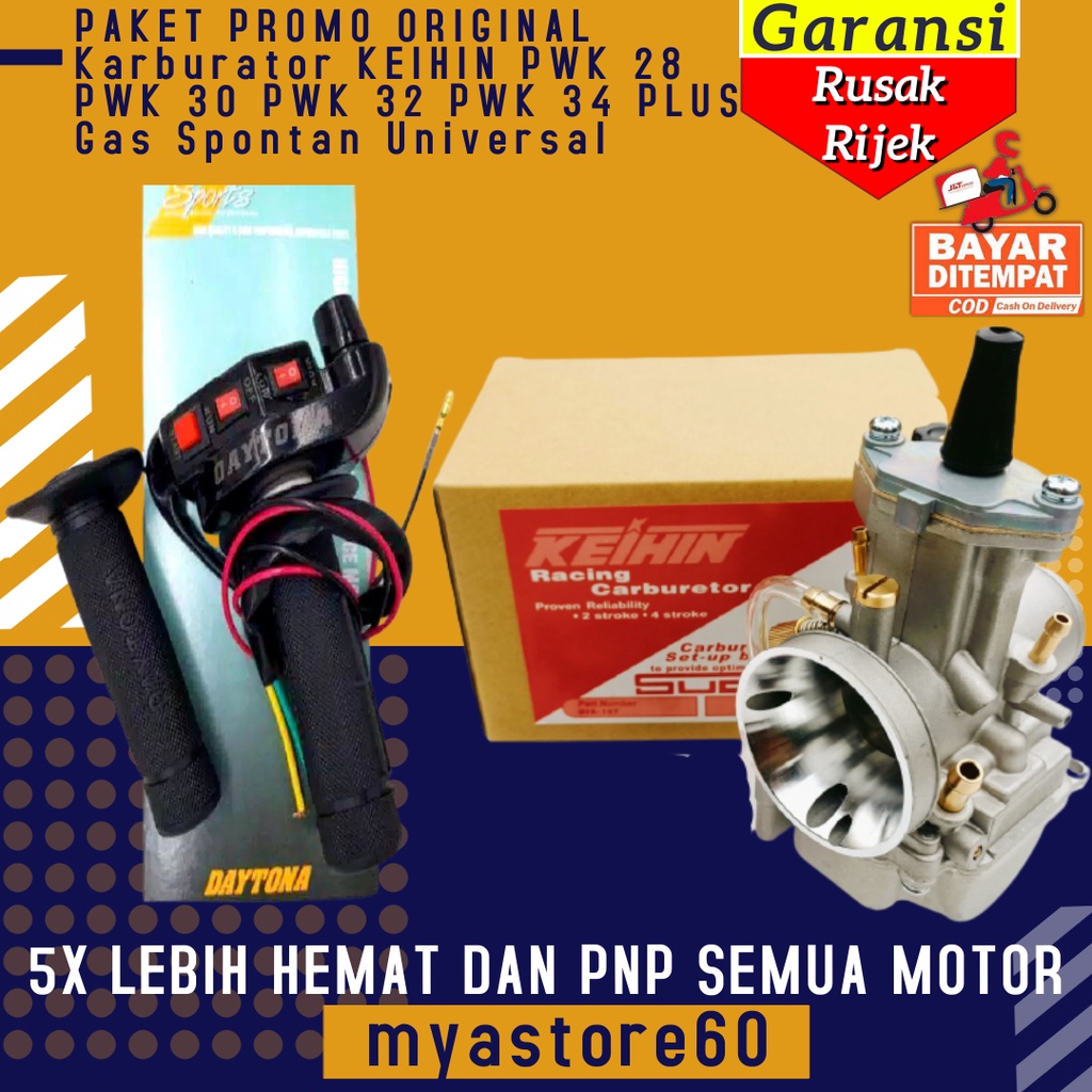 PAKET PROMO ORIGINAL!!! Karburator Karbu SUDCO PWK 28 PWK 30 PWK 32 PWK 34 SUDCO Karbu PWK 28 PWK 30 PWK 32 PWK 34 Plus Gas Spontan Gas Spontan Gas Spontan Universal