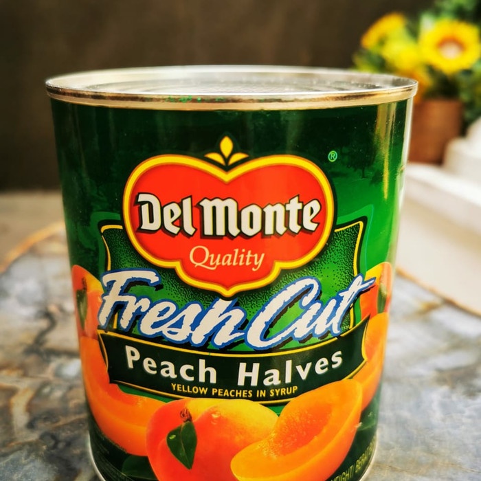 

Kalengbuah- Delmonte Peach Halves Cocktail 825Gram -Buah-Kaleng.