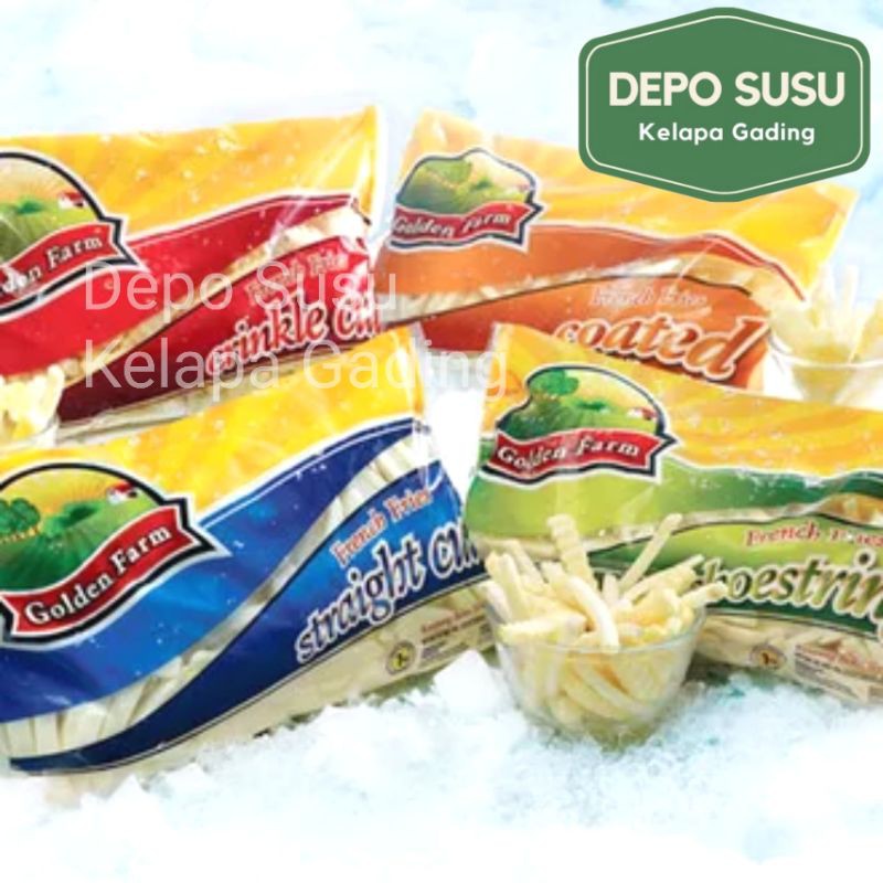 Golden Farm French Fries 1Kg Kentang Goreng | GoldenFarm