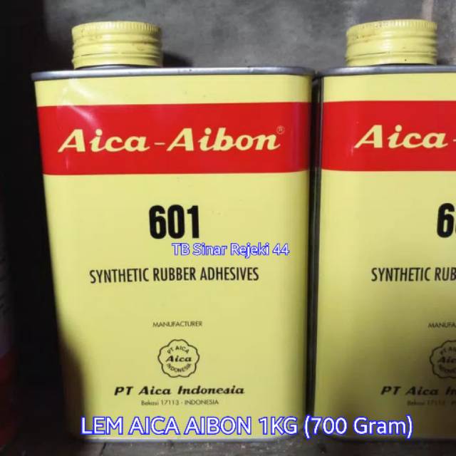

Lem Aica Aibon Kaleng 700 Gram Lem Kuning Synthetic Rubber Adhesives