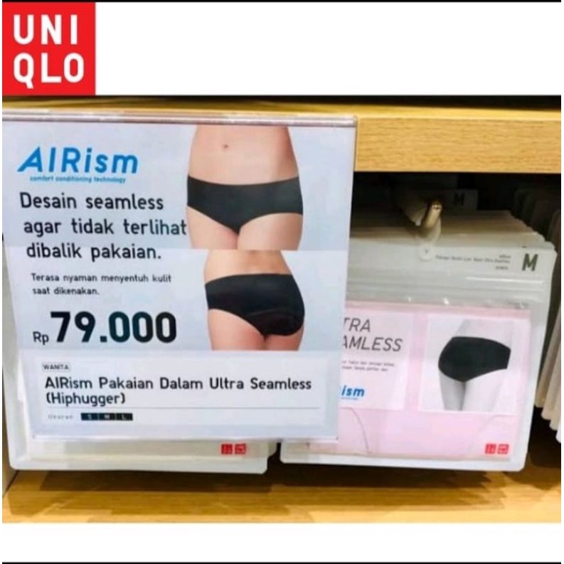 Celana dalam uniqlo airsm Original (firshthand harga gudang launcing)
