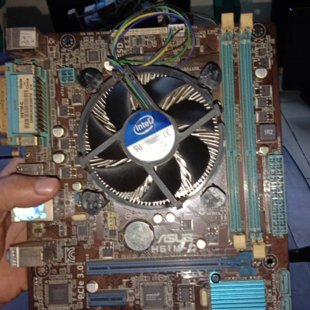Mobo asus H61 PROCIE G2030 RAM 4GB