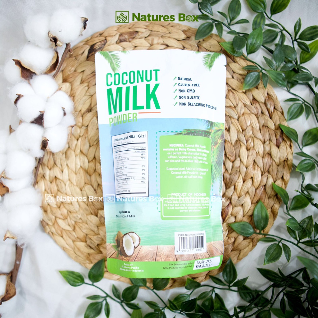 Nucifera Coconut Milk Powder 250gr ( Santan Bubuk)